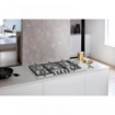 WHIRLPOOL PIANO COTTURA DA INCASSO A GAS 73 CM 5 FUOCHI INOX IXELIUM GRIGLIE IN GHISA GMR 7522/IXL