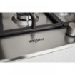 WHIRLPOOL PIANO COTTURA DA INCASSO A GAS 73 CM 5 FUOCHI INOX IXELIUM GRIGLIE IN GHISA GMR 7522/IXL