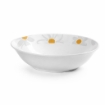MA MAISON INSALATIERA IN PORCELLANA 22,5 CM CON MARGHERITE, CIOTOLA PER INSALATA DECORATA BIANCA