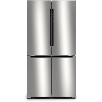 BOSCH FRIGORIFERO SIDE BY SIDE 4 PORTE TOTAL NO FROST CLASSE E ALTEZZA 183 CM ACCIAIO ANTI-IMPRONTA KFN96VPEA