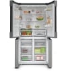 BOSCH FRIGORIFERO SIDE BY SIDE 4 PORTE TOTAL NO FROST CLASSE E ALTEZZA 183 CM ACCIAIO ANTI-IMPRONTA KFN96VPEA