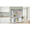 BOSCH FRIGORIFERO SIDE BY SIDE 4 PORTE TOTAL NO FROST CLASSE E ALTEZZA 183 CM ACCIAIO ANTI-IMPRONTA KFN96VPEA