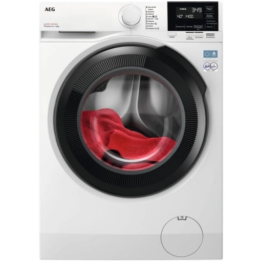 AEG LAVATRICE, CARICAMENTO FRONTALE, 8 KG, 10 PROGRAMMI, PROFONDITÀ 57,2 CM, BIANCO, LIVELLO RUMOROSITÀ CENTRIFUGA 74 DB(A), CLASSE A LR6FG84 
