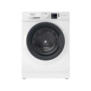 HOTPOINT LAVATRICE LIBERA INSTALLAZIONE, 10 KG, BIANCA, OBLÒ NERO, MOTORE INVERTER, CLASSE B, 16 PROGRAMMI, ALTEZZA 85 CM, PIEDINI REGOLABILI NF96WKIT 