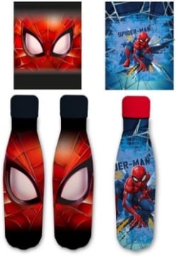 MAURY'S BORRACCIA SPIDERMAN TERMICA CAPACITÀ 500ML ASSORTITO