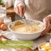 MA MAISON INSALATIERA IN PORCELLANA 22,5X6H CM DECORATA, CIOTOLA PER INSALATA E TAVOLA, CON MOTIVO FLOREALE ORO
