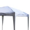 GAZEBO STRUTTURA IN ACCIAIO PIEGHEVOLE RIVESTIMENTO TESSUTO OXFORD BIANCO 3X3M
