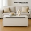 PANCA CONTENITORE REALIZZATA IN LEGNO100X40X35 CM COLORE BIANCO USATO COME NUOVO