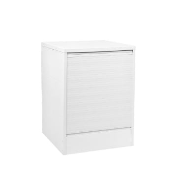 MOBILE COPRILAVATRICE SINGOLO CON APERTURA A SERRANDA DIMENSIONE 65X68X88H CM COLORE BIANCO USATO COME NUOVO