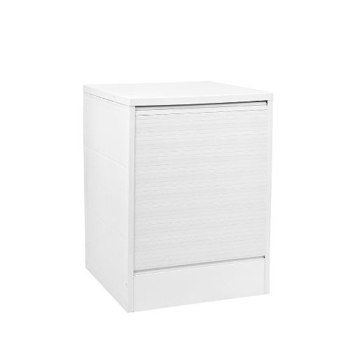 MOBILE COPRILAVATRICE SINGOLO CON APERTURA A SERRANDA DIMENSIONE 65X68X88H CM COLORE BIANCO USATO COME NUOVO