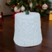 MAURY'S BASE SUPPORTO ALBERO DI NATALE EFFETTO TRONCO DIMENSIONI 22X22X23+5 CM COLORE BIANCO PER ALBERO DA 120 CM A 180 CM USATO COME NUOVO