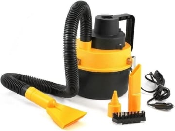ASPIRAPOLVERE A BIDONE PER AUTO 12 V 60 W CON SERBATOIO DA 4,5 LT USATO COME NUOVO