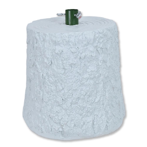 MAURY'S BASE SUPPORTO ALBERO DI NATALE EFFETTO TRONCO DIMENSIONI 32X26X30+4CM BIANCO ARTICOLO USATO