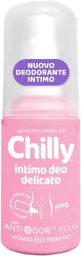 CHILLY INTIMO DEO DELICATO PH5 CON VITAMINA B12 E PREBIOTICI 50ML
