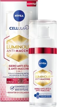 NIVEA LUMINOUS ANTI-MACCHIE SIERO ANTI ETÀ 2 IN 1 30ML