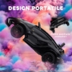MACCHINA ELETTRICA PER BAMBINI 3-5 ANNI LAMBORGHINI 12V CON TELECOMANDO E VELOCITÀ 3-5KM/H, NERO