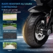 MOTO ELETTRICA PER BAMBINI 3-5 ANNI MAX. 25KG CON LUCI, MUSICA, BATTERIA 6V E VELOCITÓ 3KM/H, 86X42X52 CM BLU