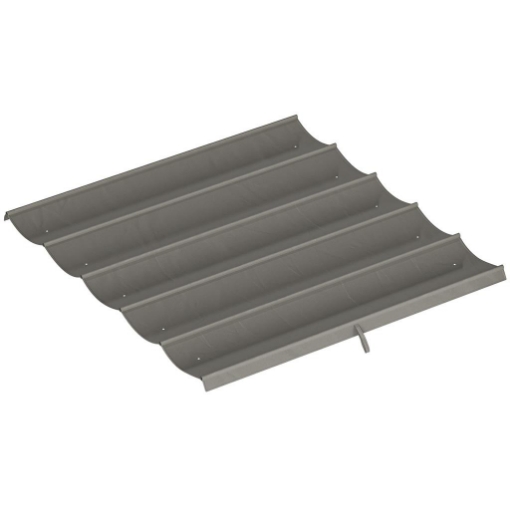 TETTUCCIO DI RICAMBIO PER GAZEBO 3X3 M CON 10 FORI DI DRENAGGIO, GRIGIO CHIARO