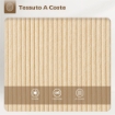 SET 2 SGABELLI BAR GIREVOLI CON SCHIENALE E BRACCIOLI, RIVESTIMENTO IN VELLUTO A COSTE E POGGIAPIEDI, BEIGE