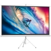 TELO PROIETTORE PIEGHEVOLE DA 100" FORMATO 16:9 CON TREPPIEDE REGOLABILE, 235.8X8X136 CM, BIANCO