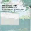 SERRA A TUNNEL 2X3X2 M CON PORTE E FINESTRE AVVOLGIBILI E TETTO A PUNTA, IN ACCIAIO E PE, VERDE
