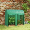 SERRA DA GIARDINO DA 2 M¦, 2 PORTE AVVOLGIBILI, COPERTURA IN PE 140G/M¦ ANTI-UV, 2X1X1.78M, VERDE