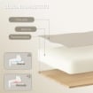 SEDIA DA UFFICIO RECLINABILE A 155¦ CON POGGIAPIEDI, DOPPIA IMBOTTITURA E RIVESTIMENTO IN FINTA PELLE, BEIGE
