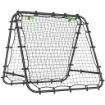 RETE DA CALCIO REBOUNDER PIEGHEVOLE CON ANGOLAZIONE REGOLABILE E PICCHETTI, IN PE E METALLO, 100X95X90 CM, NERO