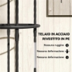 SET 2 SUPPORTI PER PIANTE RAMPICANTI ALTI 1.7 M IN ACCIAIO ANTIRUGGINE CON DECORAZIONI, NERO