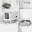 LETTIERA PER GATTI CHIUSA A 2 INGRESSI CON DEODORANTE E PALETTA, 52.4X41.3X39.8 CM, BIANCO