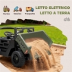 MACCHINA ELETTRICA BAMBINI 12V CON TELECOMANDO, SOSPENSIONI, BAGAGLIAIO E MUSICA, ETÓ 3-8 ANNI, VERDE