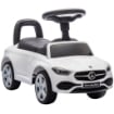 MACCHINA PER BAMBINI LICENZA MERCEDES BENZ CON CLACSON E SPAZIO PORTAOGGETTI, 65X28X39 CM, BIANCO