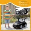 MACCHINA PER BAMBINI LICENZA MERCEDES BENZ CON CLACSON E SPAZIO PORTAOGGETTI, 65X28X39 CM, NERO