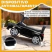 MACCHINA PER BAMBINI LICENZA MERCEDES BENZ CON CLACSON E SPAZIO PORTAOGGETTI, 65X28X39 CM, NERO