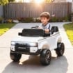 AUTO ELETTRICA PER BAMBINI TOYOTA LAND CRUISER 12V CON TELECOMANDO, ETÀ 3-6 ANNI, BIANCO