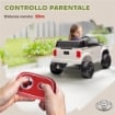 AUTO ELETTRICA PER BAMBINI TOYOTA LAND CRUISER 12V CON TELECOMANDO, ETÀ 3-6 ANNI, BIANCO