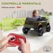 AUTO ELETTRICA PER BAMBINI TOYOTA LAND CRUISER 12V CON TELECOMANDO, ETÀ 3-8 ANNI, VERDE