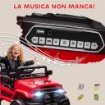 FUORISTRADA PER BAMBINI CON FANALI, CLACSON, CINTURA E TELECOMANDO, IN PP E METALLO, 99X66X68.5 CM, ROSSO