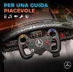 AUTO ELETTRICA BAMBINI 3-8 ANNI MERCEDES-AMG 12V CON TELECOMANDO, LUCI LED, ROTELLE DI TRASPORTO, BIANCO
