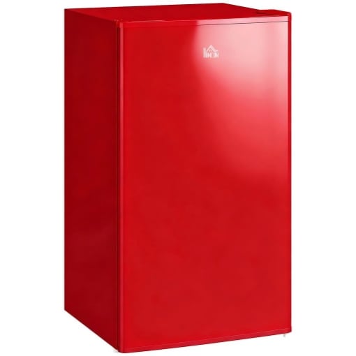 FRIGORIFERO PICCOLO 91L MONOPORTA REVERSIBILE CON CONGELATORE E TEMPERATURA REGOLABILE, ROSSO