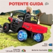 MACCHINA ELETTRICA BAMBINI 12V CON TELECOMANDO, SOSPENSIONI, BAGAGLIAIO E MUSICA, ETÓ 3-8 ANNI, ROSSO