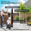 CASETTA DA GIARDINO PORTA ATTREZZI CON PORTE SCORREVOLI E PARETI EFFETTO LEGNO, 2.3X1.5X2 M, MARRONE