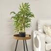 PIANTA DI BAMBU ARTIFICIALE ALTA 60 CM IN POLIESTERE E PP VERDE CON VASO IN CEMENTO Ï15X12.5 CM