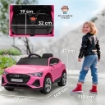 MACCHINA ELETTRICA PER BAMBINI 12V CON TELECOMANDO, VELOCITÓ 3-8KM/H, LUCI E MUSICA, ETÓ 3-5 ANNI, ROSA
