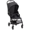 PASSEGGINO PER BAMBINI 0-3 ANNI PIEGHEVOLE E LEGGERO CON SCHIENALE REGOLABILE, CAPOTTINA, CESTINO, GRIGIO SCURO