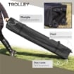 GAZEBO PIEGHEVOLE 4X4 M AD ALTEZZA REGOLABILE CON ZANZARIERA E BORSA, IN METALLO E TESSUTO OXFORD CREMA