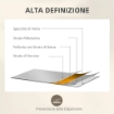 SPECCHIO DA PARETE STILE FINESTRA CON MONTAGGIO VERTICALE E ORIZZONTALE, 90X60 CM, NERO