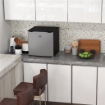 FRIGO PORTATILE 35L CON RIPIANO RIMOVIBILE E TEMPERATURA REGOLABILE, 47X44.2X48.8 CM, ARGENTO