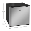 FRIGO PORTATILE 35L CON RIPIANO RIMOVIBILE E TEMPERATURA REGOLABILE, 47X44.2X48.8 CM, ARGENTO