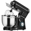 IMPASTATRICE PLANETARIA 1400W CON CIOTOLA 7L E 6 VELOCITÓ, GANCIO IMPASTATORE, FRUSTA E SBATTITORE, NERO